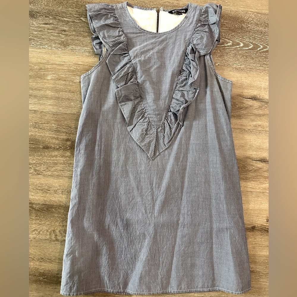 Ruffled mini dress